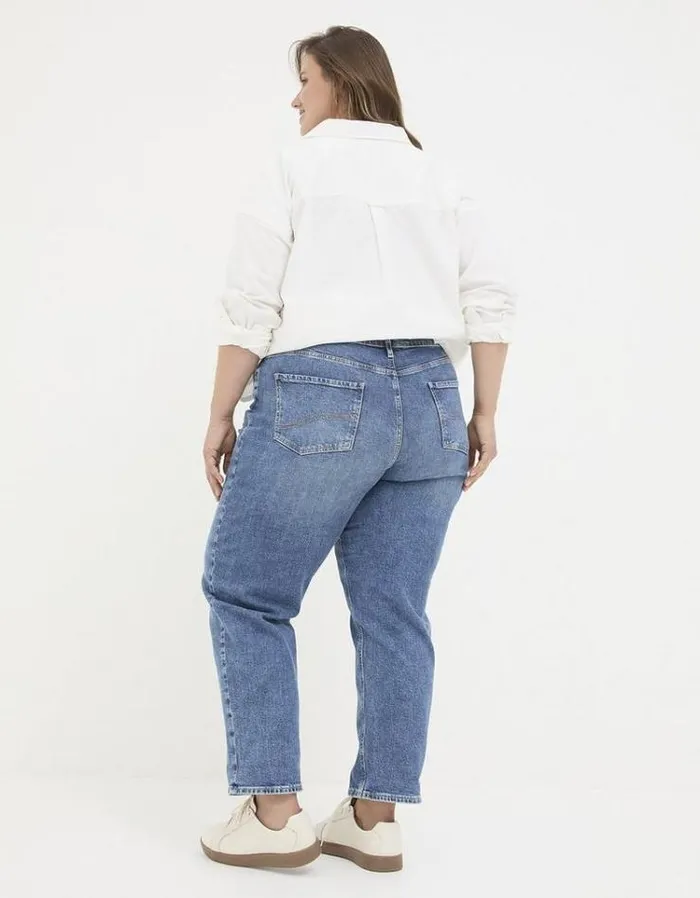 Women FatFace Jeans and Dungarees Ludlow Boyfriend Jeans Denim Blue