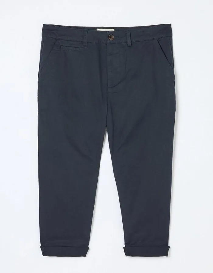 Women FatFace Pants and Leggings Farnham Crop Chinos Navy
