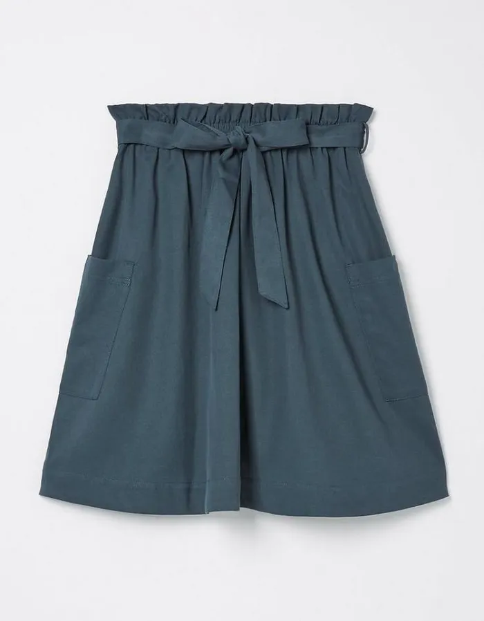 Women FatFace Skirts Nicole Utility Skirt Charcoal Grey