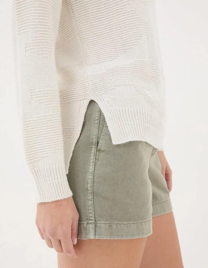 Women FatFace Sweaters and Cardigans Textured Ellie Sweater Ivory