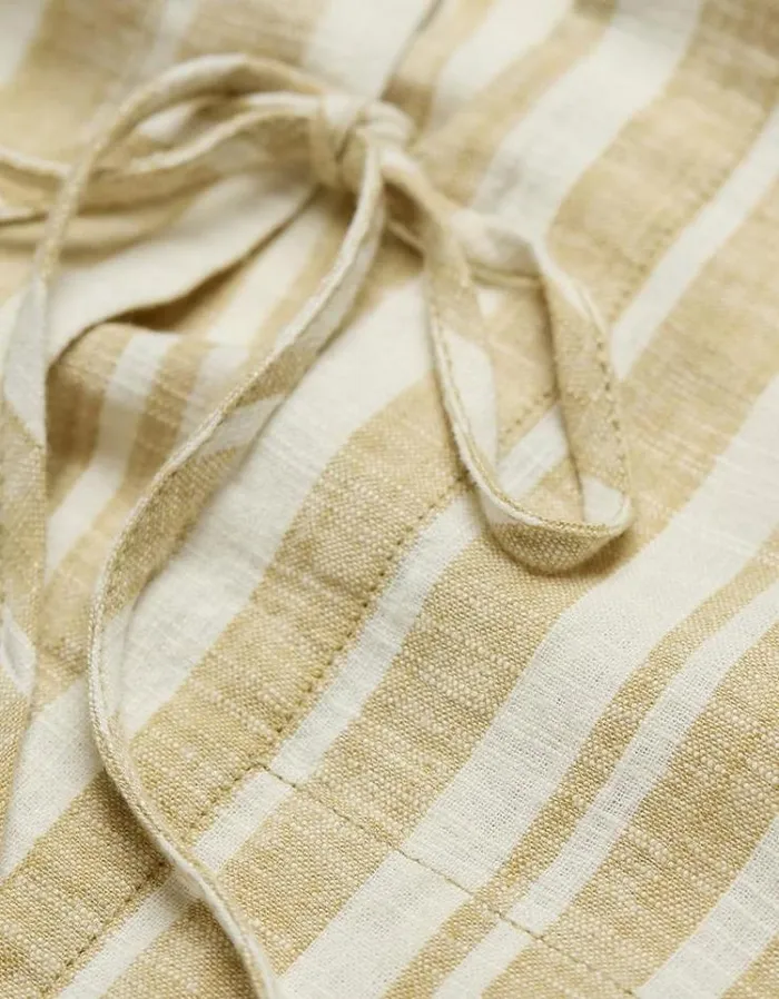 Women FatFace Tops and TShirts Aditi Linen Blend Top Natural