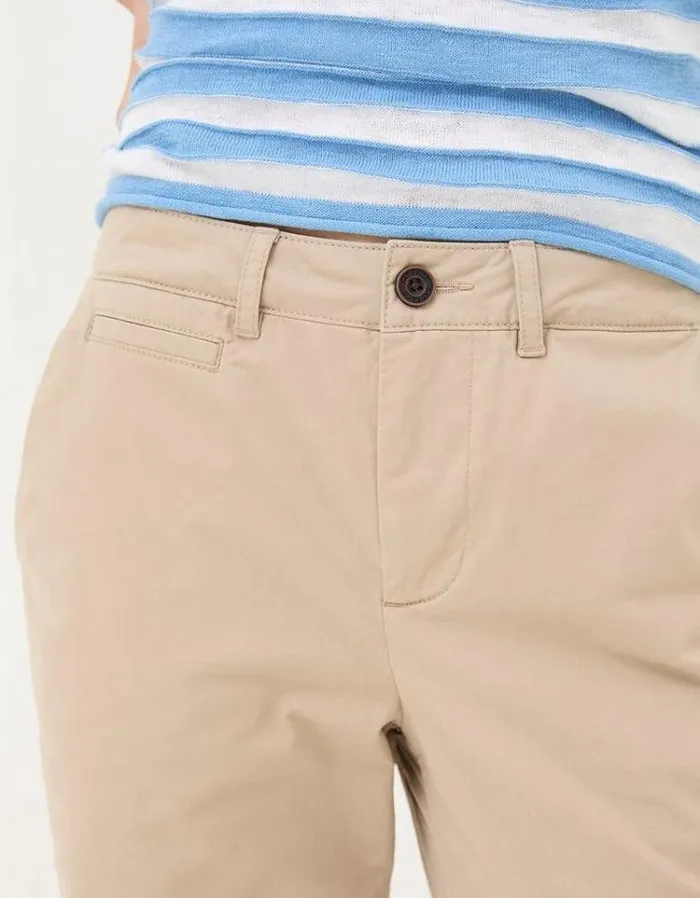 Women FatFace Vacation Shop Falmouth Chino Shorts Natural