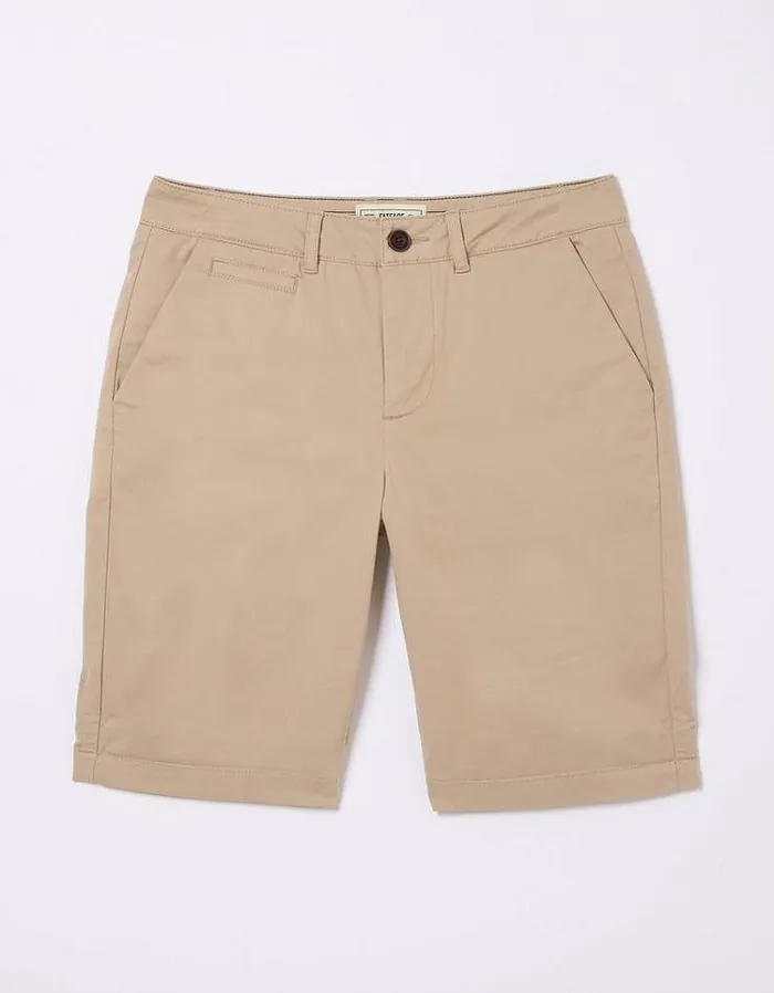 Women FatFace Vacation Shop Falmouth Chino Shorts Natural