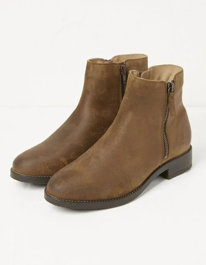 Women FatFace Women039s Sale Aria Zip Ankle Boot Tan