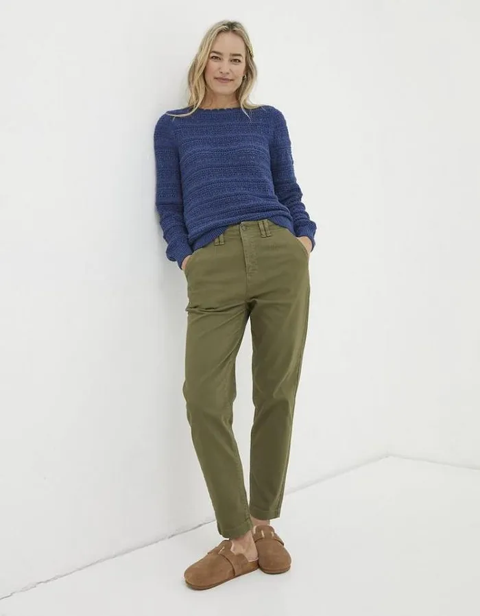 Women FatFace Women039s Sale Aspen Chino Khaki Green