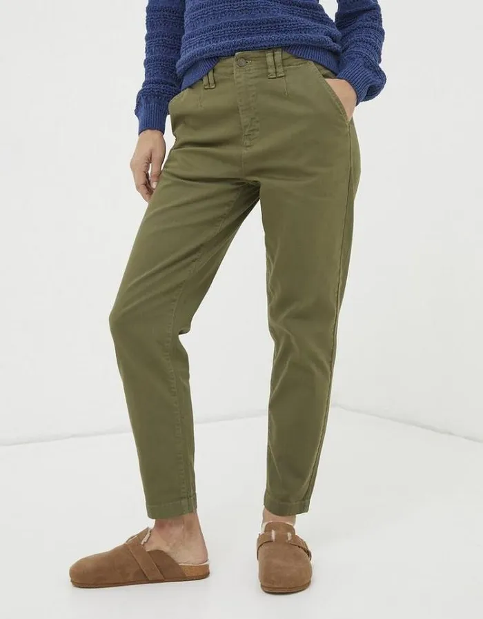 Women FatFace Women039s Sale Aspen Chino Khaki Green