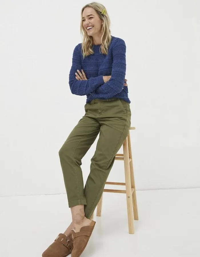 Women FatFace Women039s Sale Aspen Chino Khaki Green
