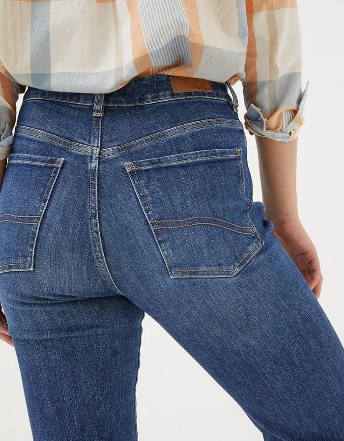 Women FatFace Women039s Sale Elise Wide Leg Jeans Vintage Blue