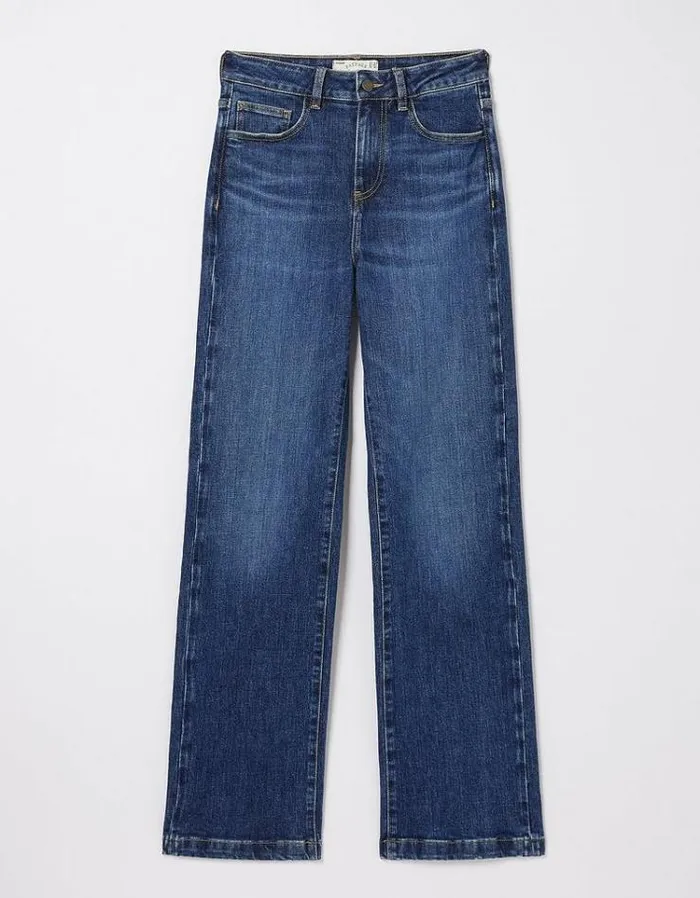 Women FatFace Women039s Sale Elise Wide Leg Jeans Vintage Blue