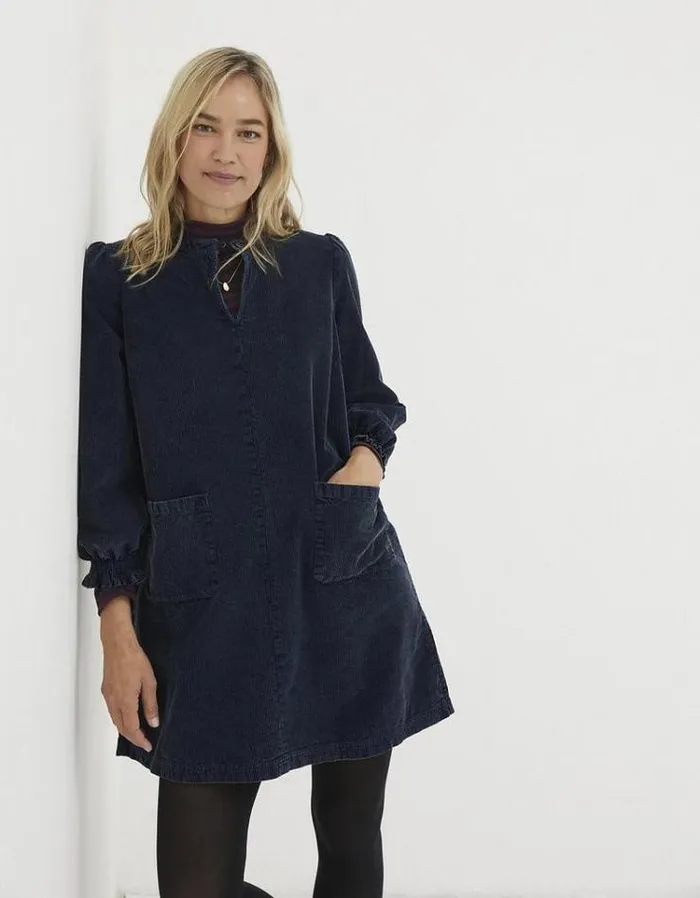 Women FatFace Women039s Sale Fran Cord Tunic Dress Navy