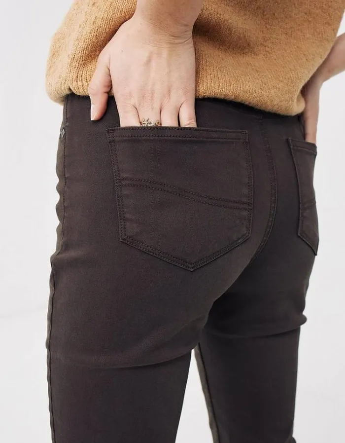 Women FatFace Women039s Sale Harlow High Waist Jeggings Chocolate