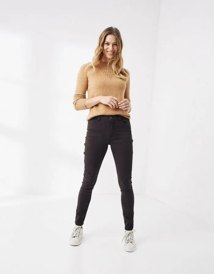Women FatFace Women039s Sale Harlow High Waist Jeggings Chocolate