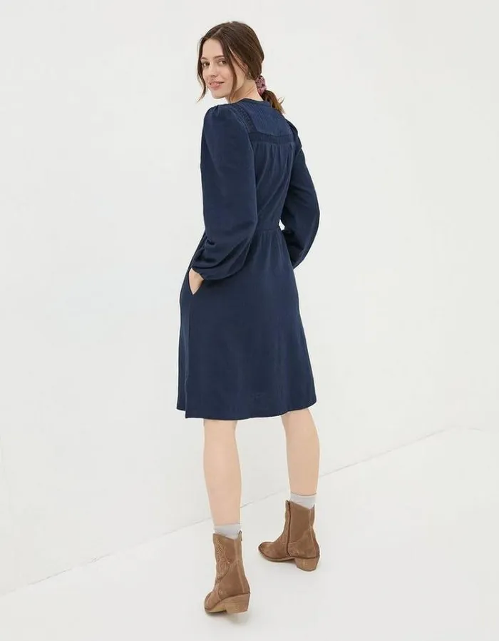 Women FatFace Women039s Sale Orla Jersey Dress Navy