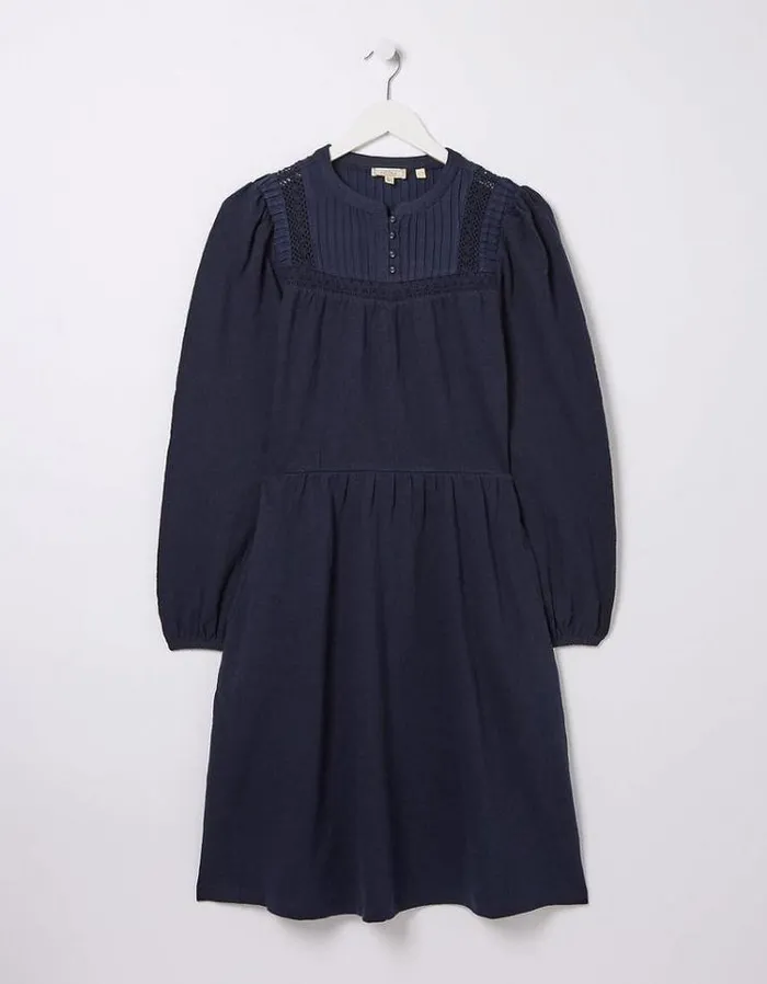 Women FatFace Women039s Sale Orla Jersey Dress Navy