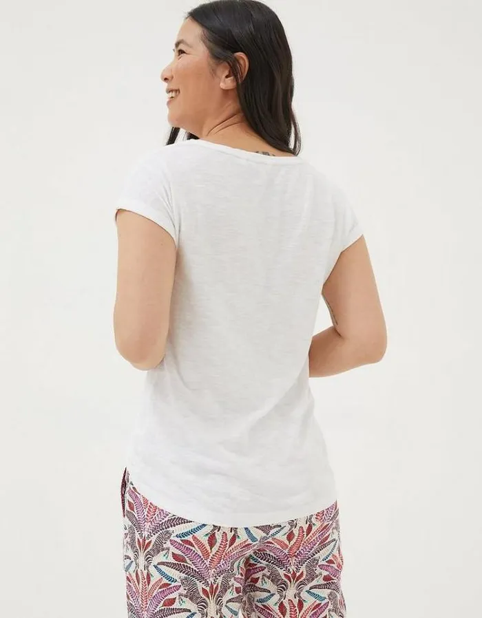 Women FatFace Women039s Sale Zebra Graphic TShirt Ivory