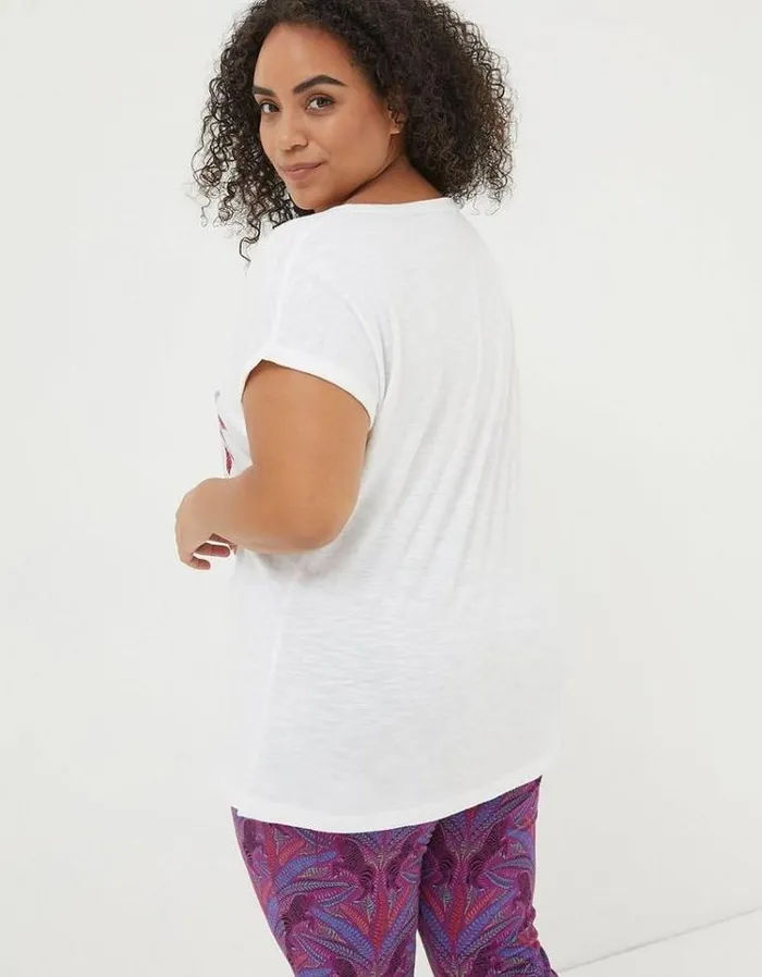 Women FatFace Women039s Sale Zebra Graphic TShirt Ivory