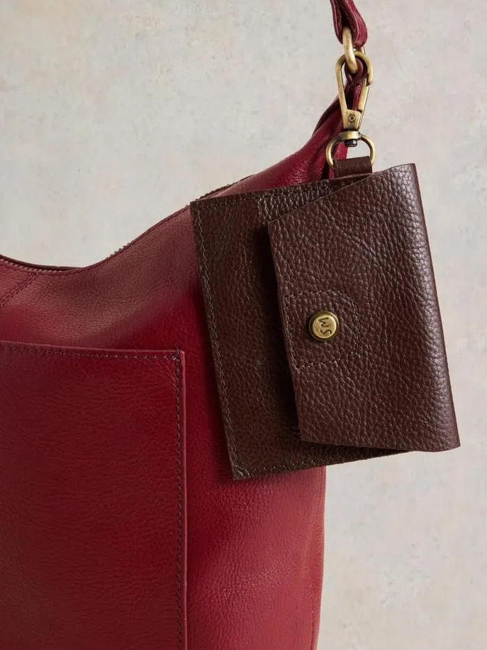 Women Fern Crossbody Deep Red White Stuff Bags and Purses