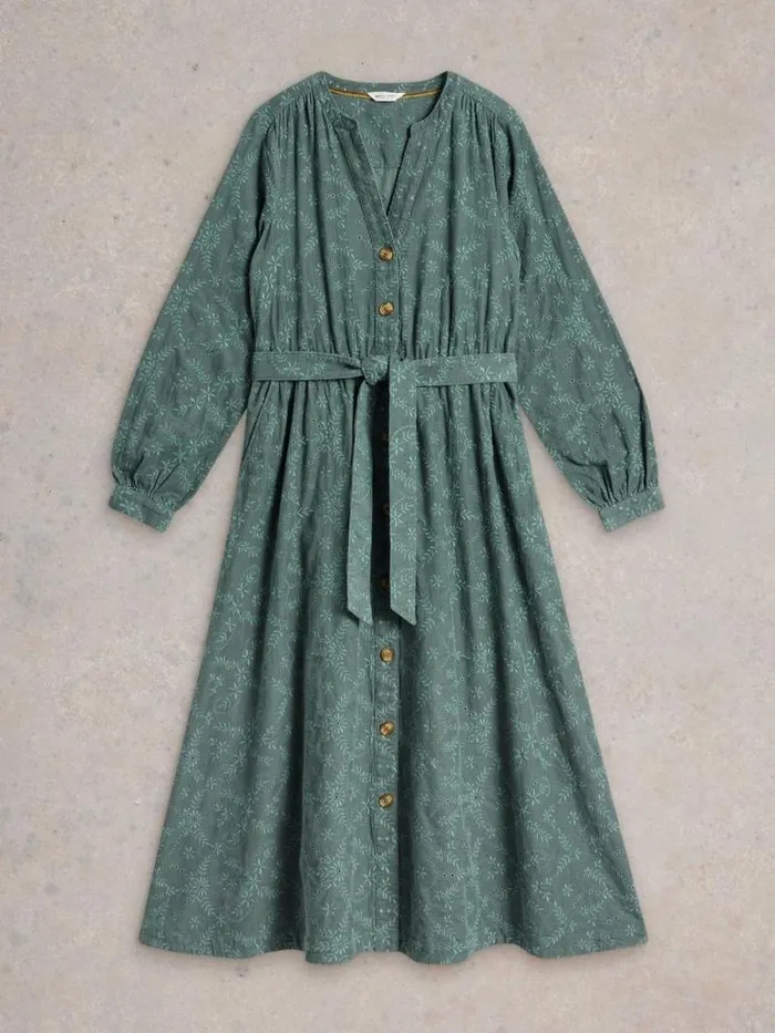 Women Florence Cord Dress Dusty Green White Stuff Dresses Women Florence Cord Dress Dusty Green White Stuff Dresses