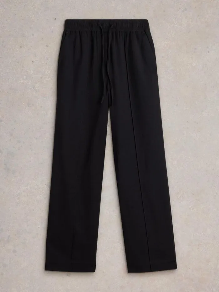 Women Freda Wide Leg Trouser Pure Black White Stuff Trousers