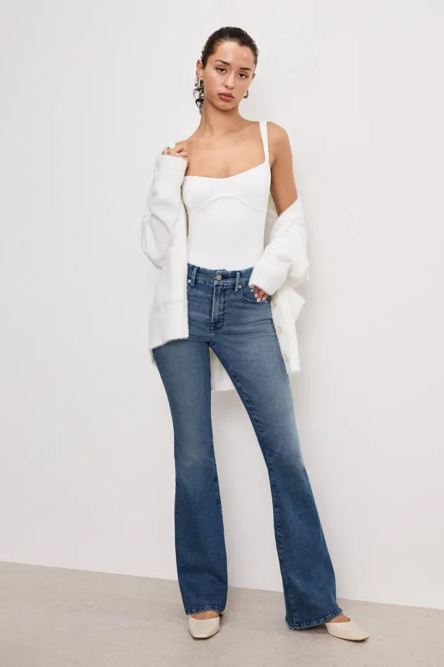 Women GOOD AMERICAN Bodysuits SWEETHEART SCUBA TANKBODYSUIT White001
