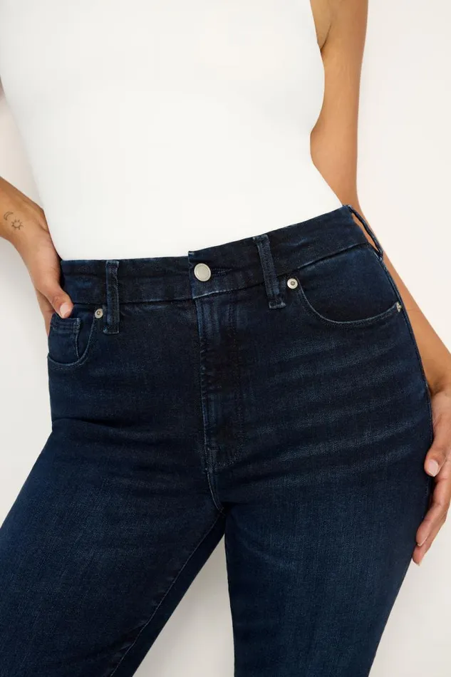 Women GOOD AMERICAN Jeans ALWAYS FITS GOOD LEGS SKINNY CROPPEDJEANS Indigo688
