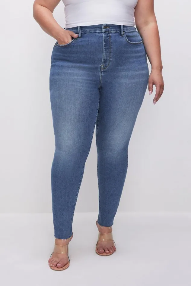 Women GOOD AMERICAN Jeans ALWAYS FITS GOOD WAIST SKINNYJEANS Indigo324