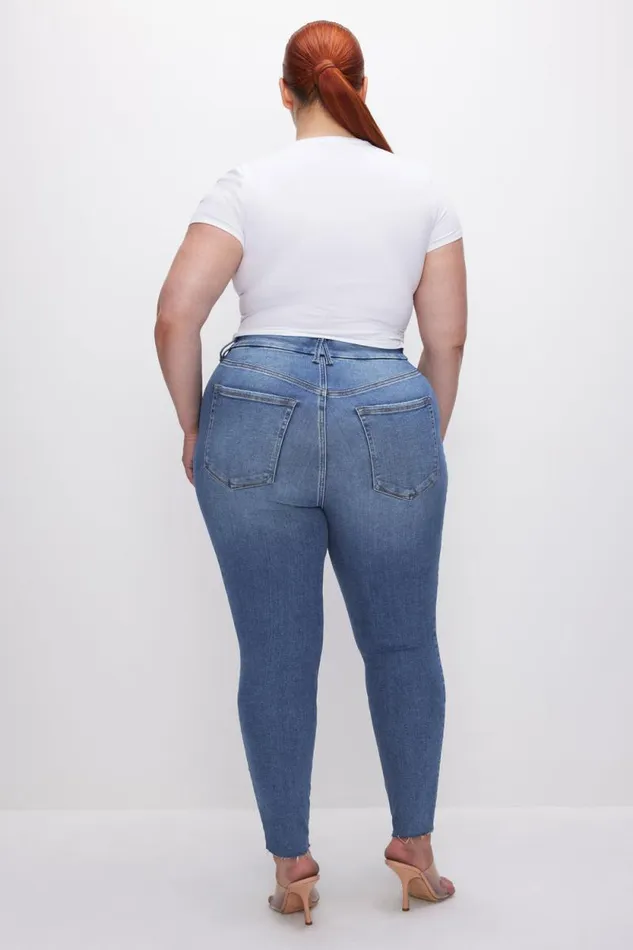 Women GOOD AMERICAN Jeans ALWAYS FITS GOOD WAIST SKINNYJEANS Indigo324