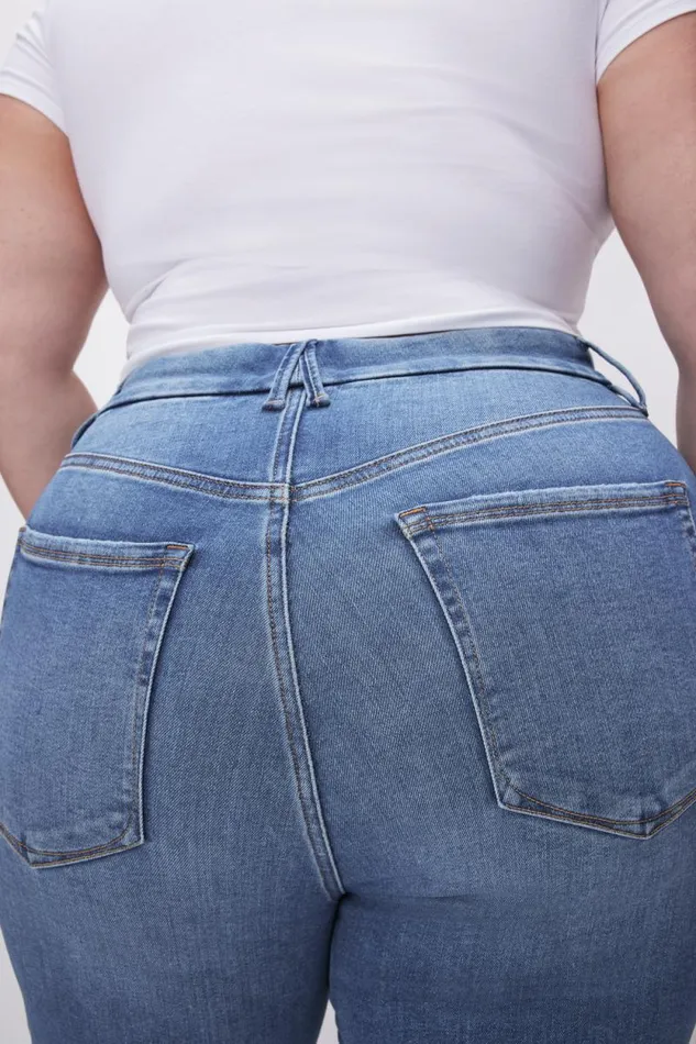 Women GOOD AMERICAN Jeans ALWAYS FITS GOOD WAIST SKINNYJEANS Indigo324