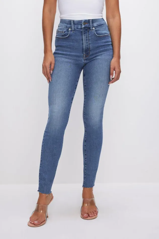 Women GOOD AMERICAN Jeans ALWAYS FITS GOOD WAIST SKINNYJEANS Indigo324