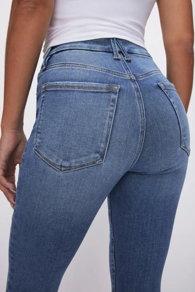 Women GOOD AMERICAN Jeans ALWAYS FITS GOOD WAIST SKINNYJEANS Indigo324