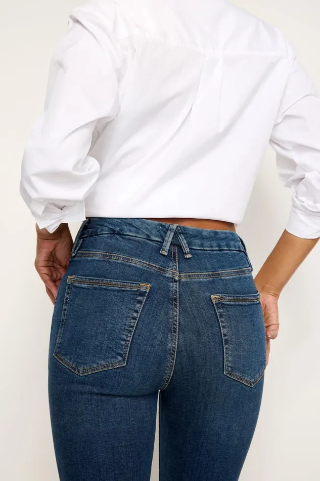 Women GOOD AMERICAN Jeans GOODCAPRI Blue004