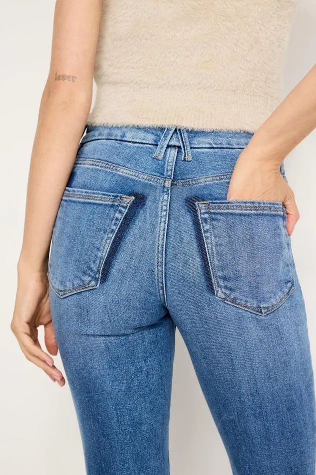 Women GOOD AMERICAN Jeans GOOD CLASSIC SLIM BOOTCUTJEANS Indigo692