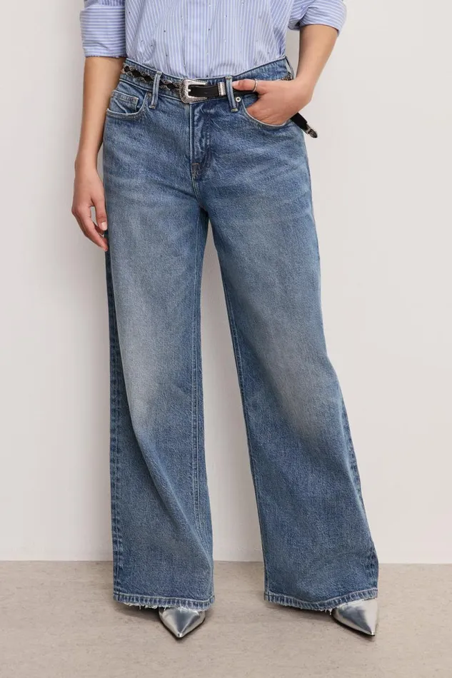 Women GOOD AMERICAN Jeans GOOD EASE PETITE RELAXEDJEANS Indigo575
