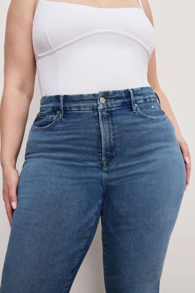 Women GOOD AMERICAN Jeans GOOD LEGS FLAREJEANS Indigo745