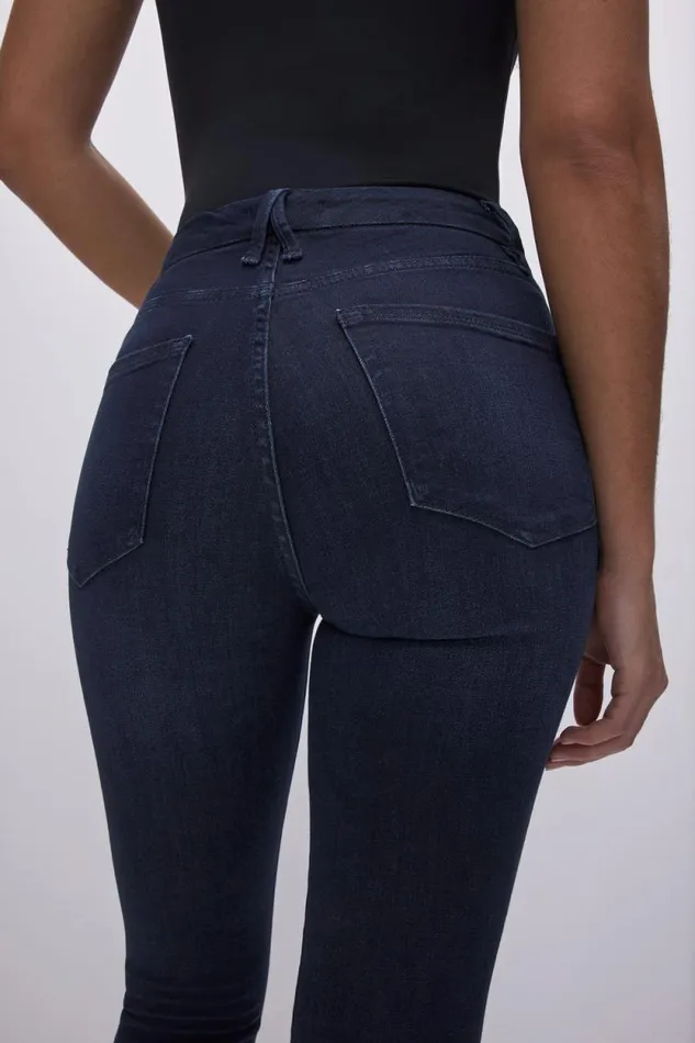 Women GOOD AMERICAN Jeans GOOD LEGS SKINNYJEANS Blue224