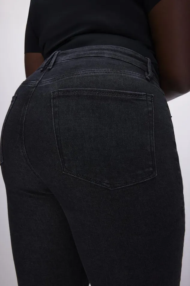 Women GOOD AMERICAN Jeans GOOD LEGS STRAIGHTJEANS Black184