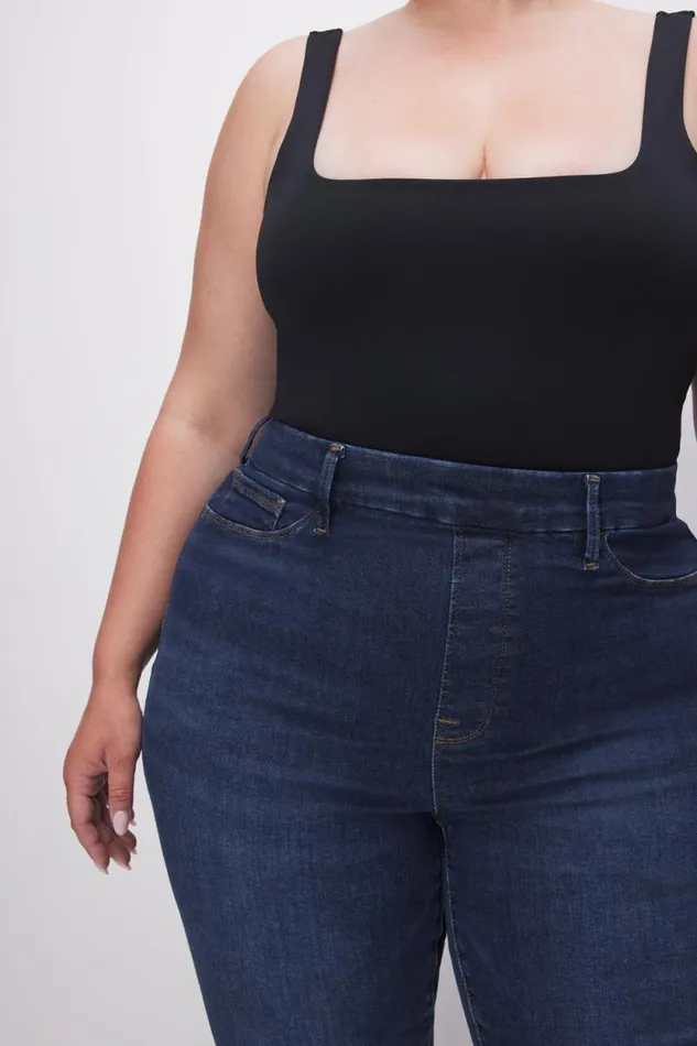 Women GOOD AMERICAN Jeans POWER STRETCH PULLON FLAREJEANS Indigo491