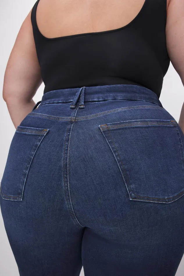 Women GOOD AMERICAN Jeans POWER STRETCH PULLON FLAREJEANS Indigo491