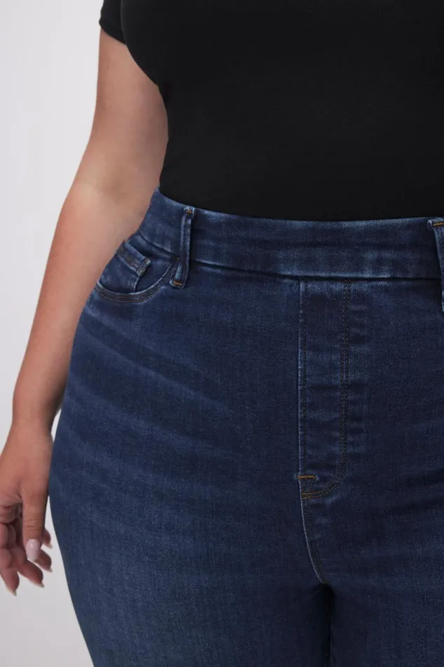 Women GOOD AMERICAN Jeans POWER STRETCH PULLON STRAIGHTJEANS Indigo491