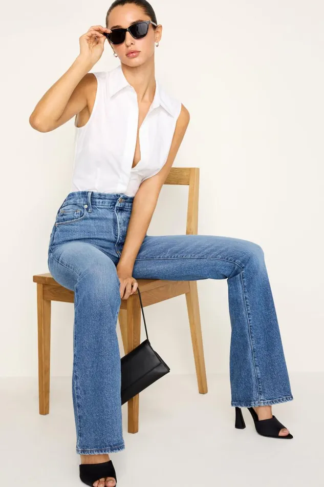 Women GOOD AMERICAN Jeans SOFTTECH GOOD CLASSIC SLIM BOOTCUTJEANS Indigo627 Women GOOD AMERICAN Jeans SOFTTECH GOOD CLASSIC SLIM BOOTCUTJEANS Indigo627