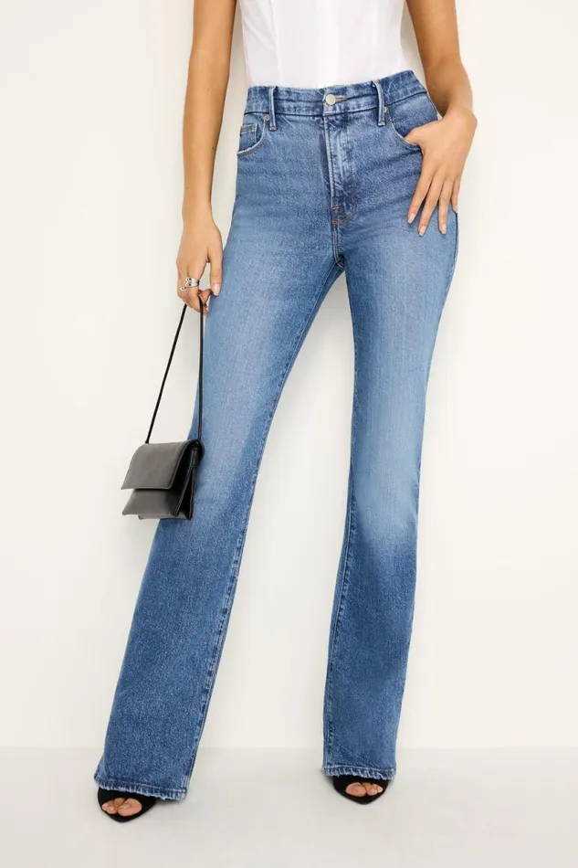 Women GOOD AMERICAN Jeans SOFTTECH GOOD CLASSIC SLIM BOOTCUTJEANS Indigo627 Women GOOD AMERICAN Jeans SOFTTECH GOOD CLASSIC SLIM BOOTCUTJEANS Indigo627