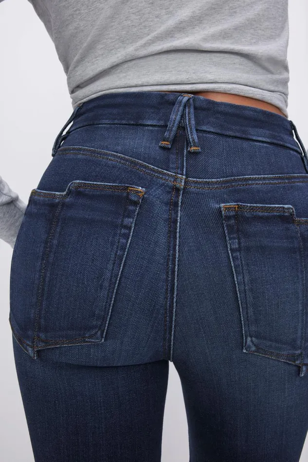 Women GOOD AMERICAN Jeans SOFTTECH GOOD CLASSIC SLIM STRAIGHTJEANS Indigo572