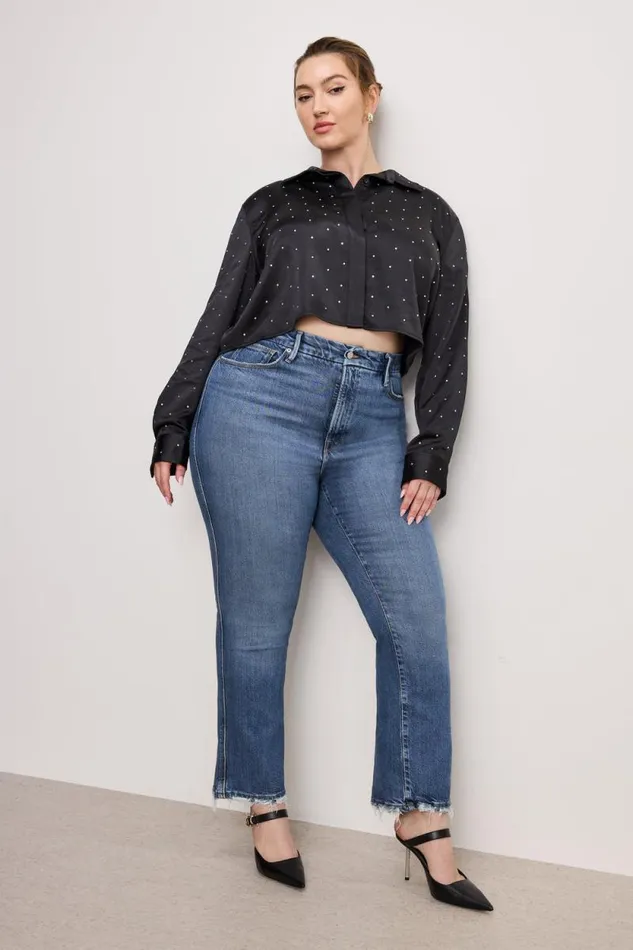 Women GOOD AMERICAN Jeans SOFTTECH GOOD CURVE STRAIGHTJEANS Indigo737