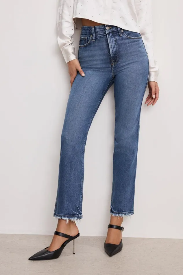 Women GOOD AMERICAN Jeans SOFTTECH GOOD CURVE STRAIGHTJEANS Indigo737