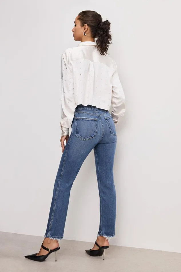 Women GOOD AMERICAN Jeans SOFTTECH GOOD CURVE STRAIGHTJEANS Indigo737