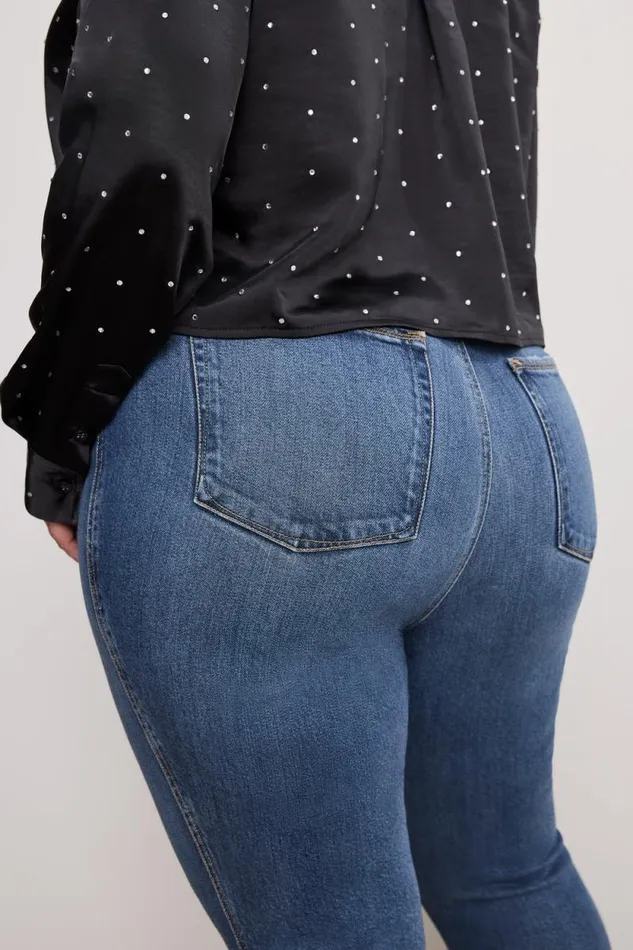 Women GOOD AMERICAN Jeans SOFTTECH GOOD CURVE STRAIGHTJEANS Indigo737
