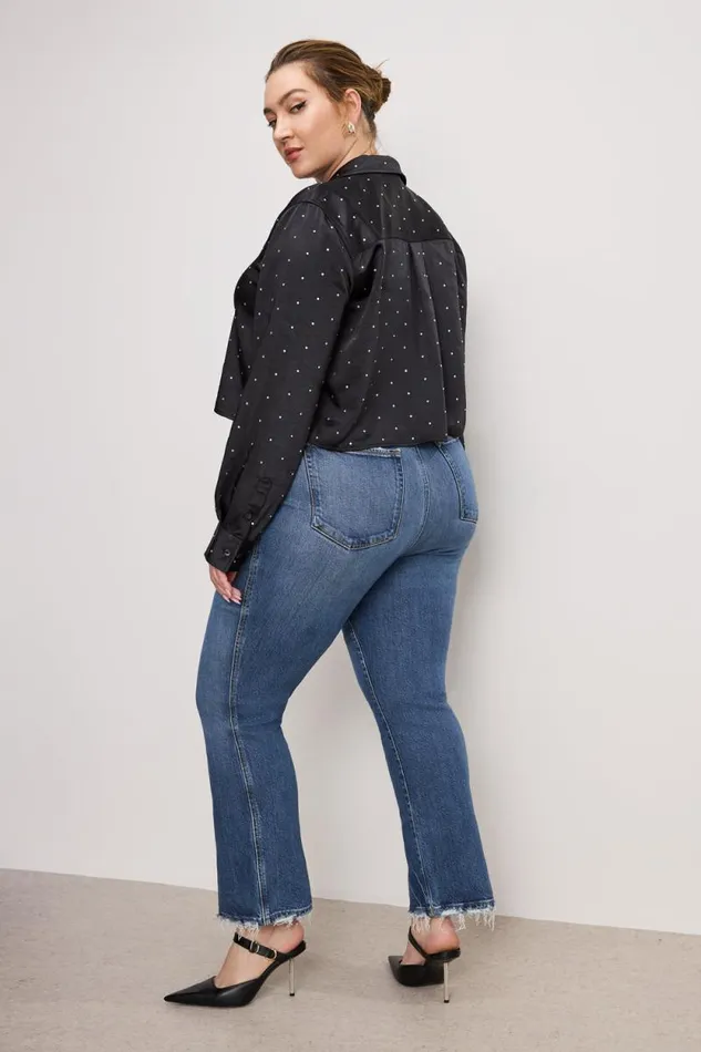 Women GOOD AMERICAN Jeans SOFTTECH GOOD CURVE STRAIGHTJEANS Indigo737