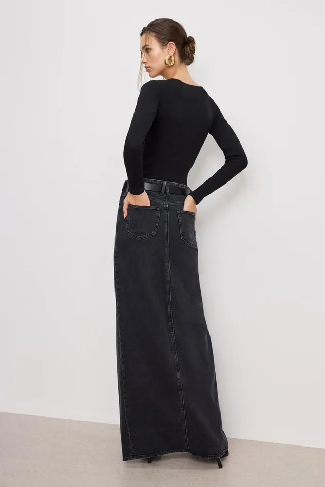 Women GOOD AMERICAN Shorts and Skirts GOOD EASESKIRT Black351 Women GOOD AMERICAN Shorts and Skirts GOOD EASESKIRT Black351