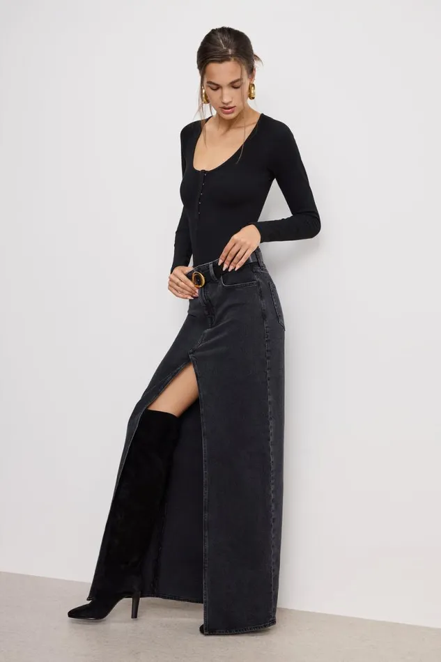 Women GOOD AMERICAN Shorts and Skirts GOOD EASESKIRT Black351 Women GOOD AMERICAN Shorts and Skirts GOOD EASESKIRT Black351