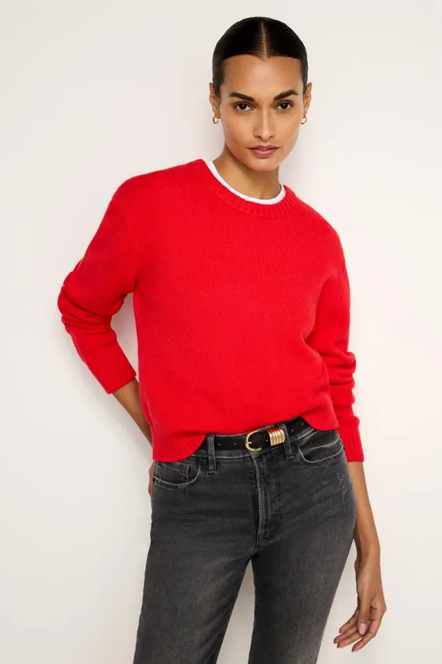 Women GOOD AMERICAN Sweaters COZYCREWNECK Grenadine003